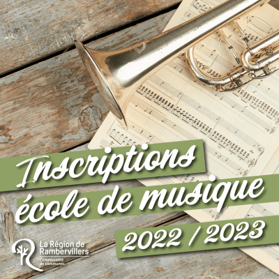 #Ecole de musique : inscriptions 2022/2023