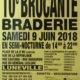 COCCIfil braderie brocante FC Lunéville 9 juin 2018